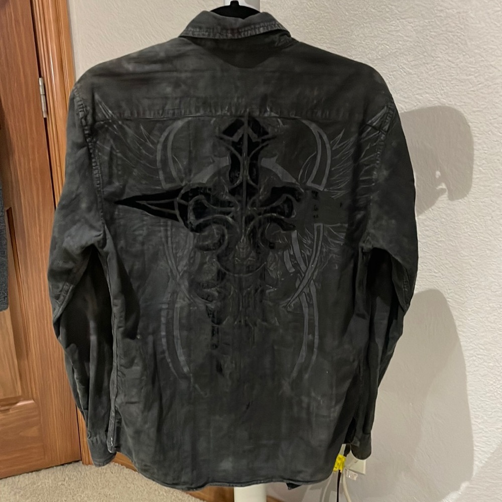 Mens Helix button down shirt - small